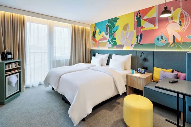 스파크 바이 힐튼 비엔나 메세 프라터-룸, 킹사이즈침대 1개-1