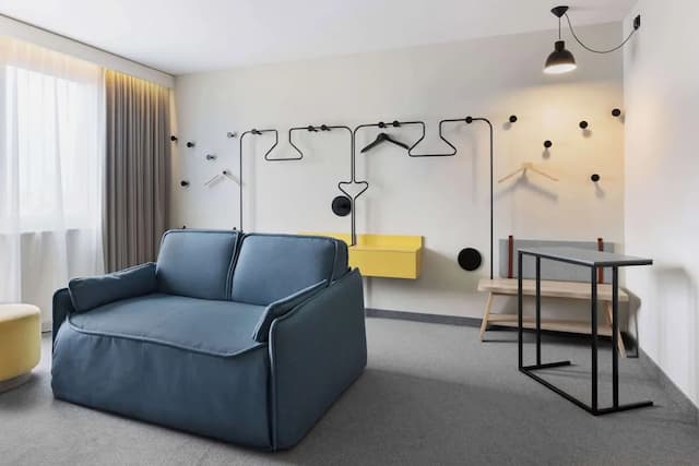 스파크 바이 힐튼 비엔나 메세 프라터-룸, 킹사이즈침대 1개 및 소파베드-9