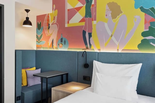 스파크 바이 힐튼 비엔나 메세 프라터-룸, 킹사이즈침대 1개 및 소파베드-6