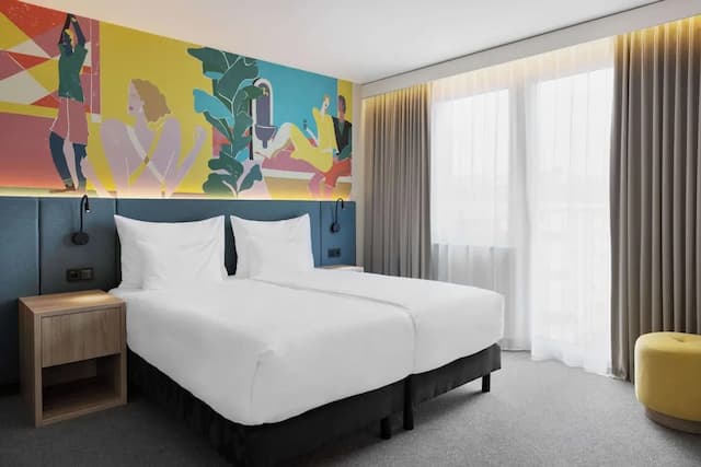 스파크 바이 힐튼 비엔나 메세 프라터-룸, 킹사이즈침대 1개 및 소파베드-7