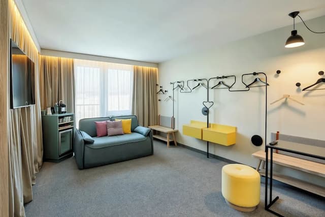 스파크 바이 힐튼 비엔나 메세 프라터-룸, 킹사이즈침대 1개 및 소파베드-2