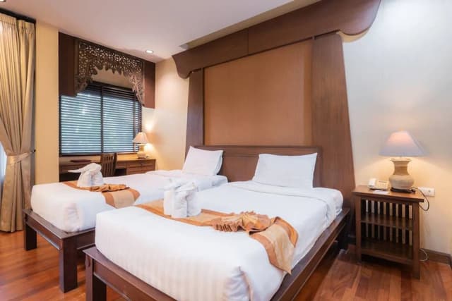 캄 몬 란나 리조트 치앙마이-빌라, 싱글침대 2개-1