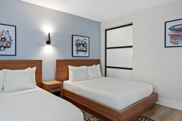 Lüm Hotel-客房, 2 張標準雙人床, 庭院, 地面層-1