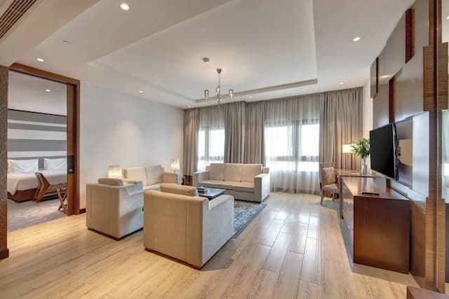 메트로폴리탄 호텔 두바이-Deluxe Suite - Complimentary Shuttle Bus to Beach & Mall of the Emirates-12