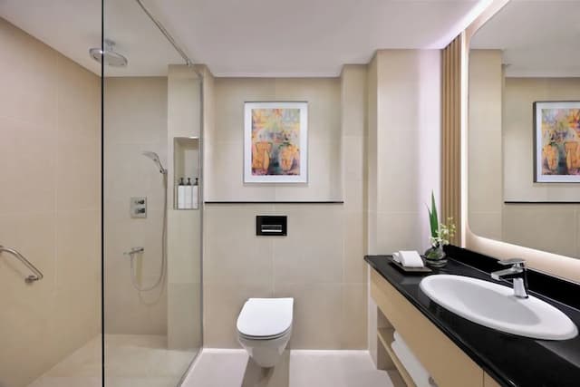 Swissôtel Al Murooj Dubai-Swiss, 尊荣客房, 1 张特大床-10