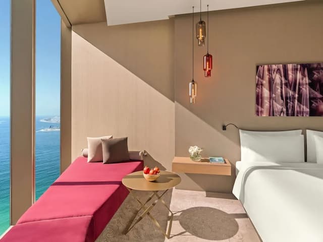 杜拜 JBR 里克瑟斯頂級飯店-尊榮客房, 1 張特大雙人床-5