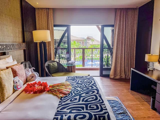 ラピタ・ドバイ・パークス＆リゾート、オートグラフ コレクション-ファミリー ルーム バルコニー プールビュー (Free Beach Access to Sheraton JBR)-3