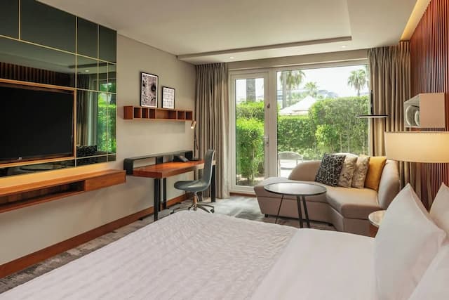 Le Meridien Dubai Hotel & Conference Centre-华丽客房, 1 张大床, 花园景观-7