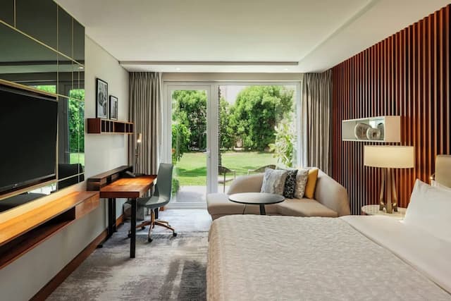 Le Meridien Dubai Hotel & Conference Centre-华丽客房, 1 张大床, 花园景观-8