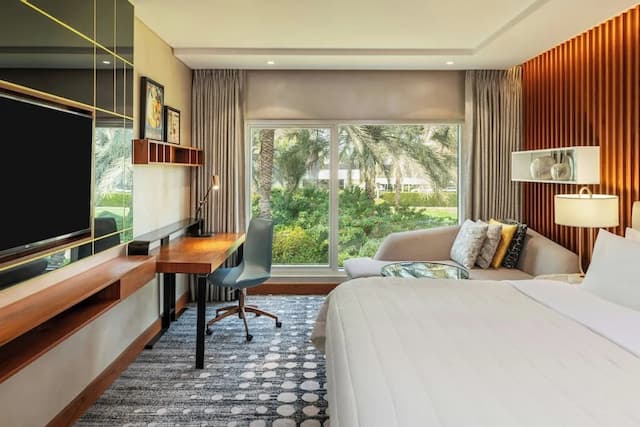 Le Meridien Dubai Hotel & Conference Centre-华丽客房, 1 张大床, 花园景观-9