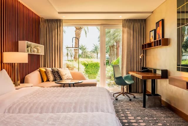 Le Meridien Dubai Hotel & Conference Centre-华丽客房, 2 张单人床, 花园景观-4