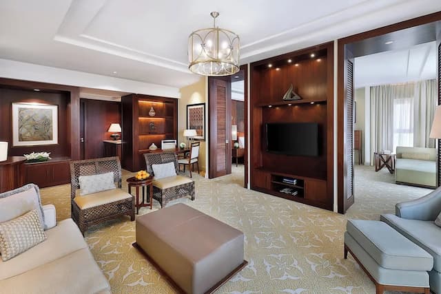 더 리츠-칼튼, 두바이-스위트, 킹사이즈침대 1개, 정원 전망 (Balcony)-3