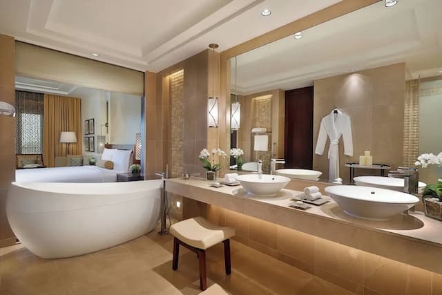 더 리츠-칼튼, 두바이-룸, 킹사이즈침대 1개, 바다 전망-5