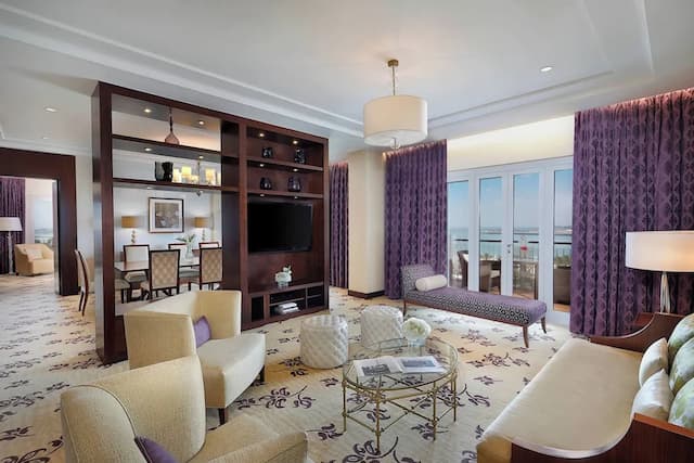 더 리츠-칼튼, 두바이-로열 스위트, 침실 2개, 바다 전망-6