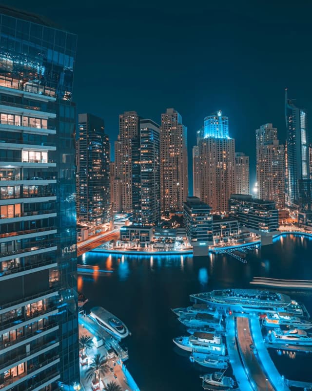 크라운 플라자 두바이 마리나 바이 IHG-프리미엄룸, 킹사이즈침대 1개, 마리나 전망-5