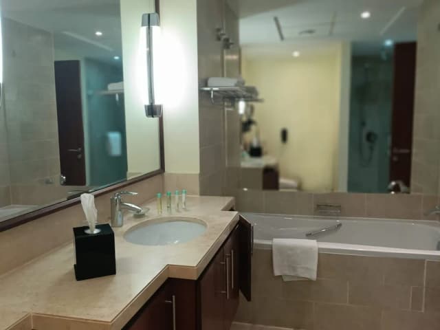 ラマダ バイ ウィンダム ダウンタウン ドバイ-プレミアム スタジオ キングベッド 1 台 禁煙 (Burj Khalifa/Fountain View)-4