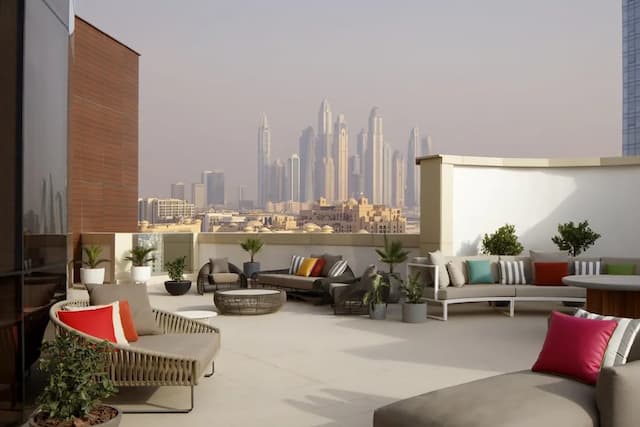 杜拜棕櫚島安達仕凱悅飯店-套房, 露台-8