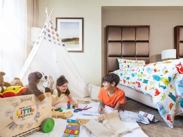 스위소텔 알 구르에어-패밀리 스위트, 더블침대 1개, 연결 가능 객실-18