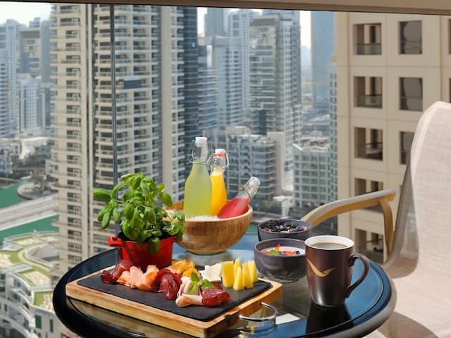 뫼벤픽 호텔 주메이라 비치-이그제큐티브룸, 킹사이즈침대 1개, 발코니-2