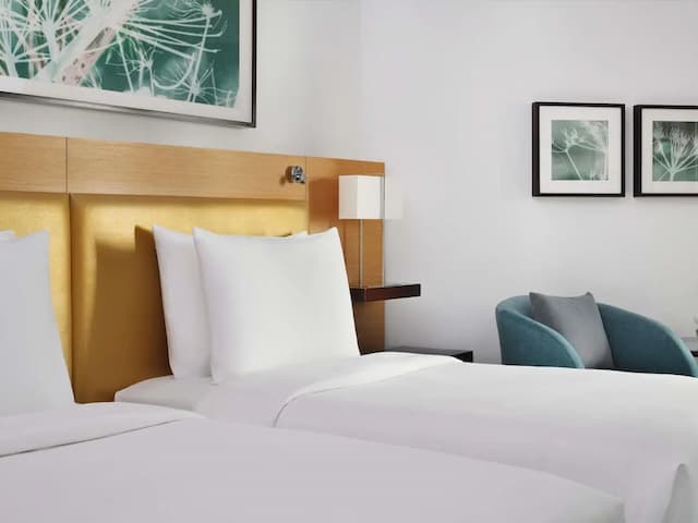 뫼벤픽 호텔 주메이라 비치-슈피리어 트윈룸, 발코니-4