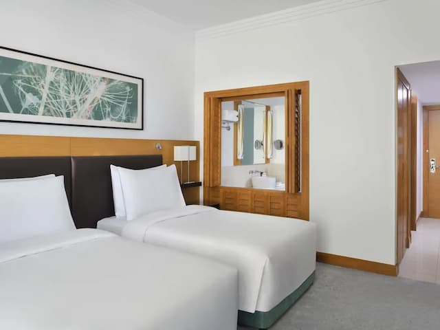 뫼벤픽 호텔 주메이라 비치-이그제큐티브 트윈룸, 싱글침대 2개, 발코니, 부분 바다 전망-2