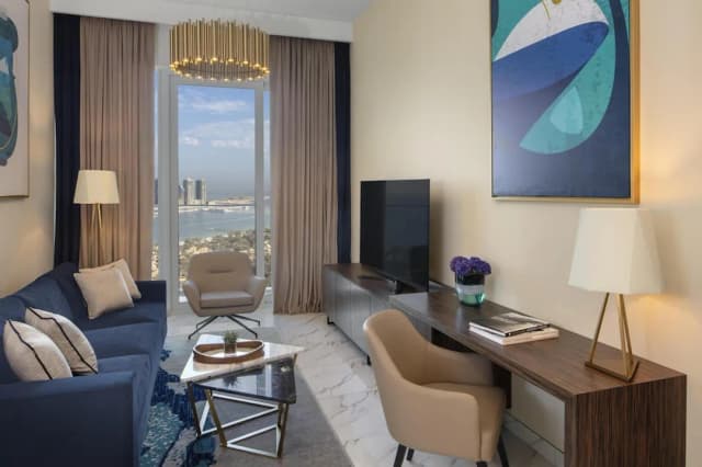 Avani + Palm View Dubai Hotel & Suites = 杜拜 Avani + Palm View 酒店及套房-開放式客房, 海景-6