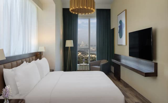 Avani + Palm View Dubai Hotel & Suites = 杜拜 Avani + Palm View 酒店及套房-公寓, 1 間臥室, 海景-9