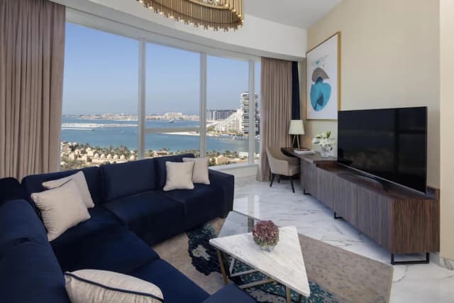 Avani + Palm View Dubai Hotel & Suites = 杜拜 Avani + Palm View 酒店及套房-公寓, 2 間臥室, 海景-6