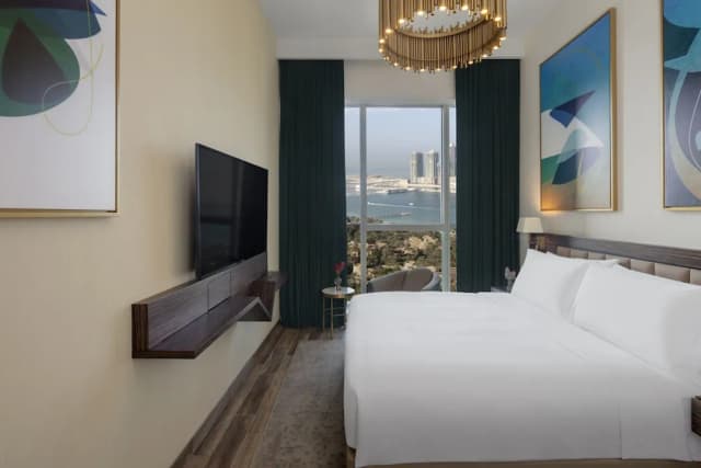 Avani + Palm View Dubai Hotel & Suites = 杜拜 Avani + Palm View 酒店及套房-高級公寓, 2 間臥室, 海景-1