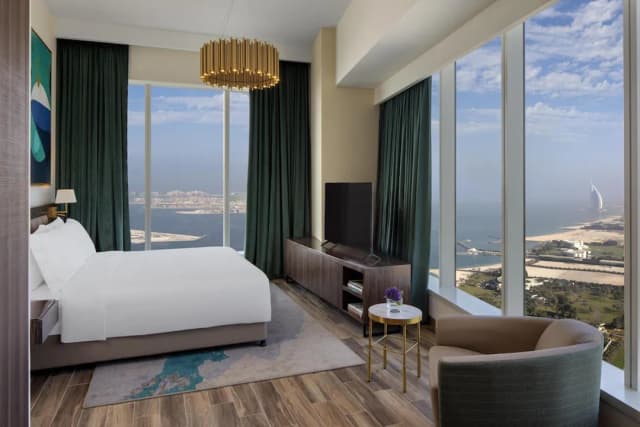 Avani + Palm View Dubai Hotel & Suites = 杜拜 Avani + Palm View 酒店及套房-高級公寓, 3 間臥室, 海景-1