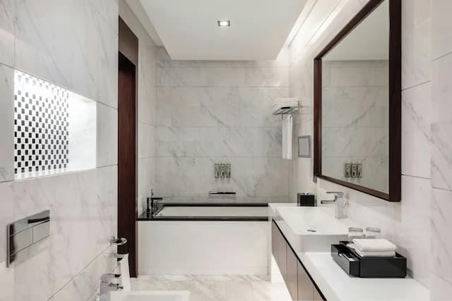 杜拜Renaissance Business Bay酒店-休閒套房, 1 張特大雙人床, 海灣景-6