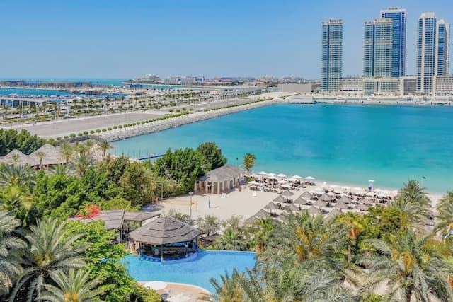 Le Méridien Mina Seyahi Beach Resort & Waterpark-华丽客房, 阳台, 海景-5