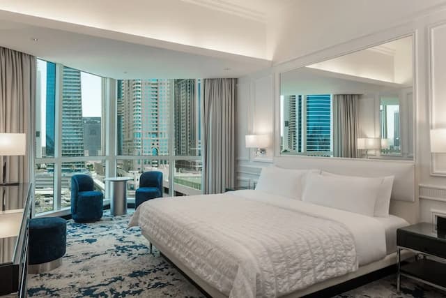 Le Méridien Mina Seyahi Beach Resort & Waterpark-Deluxe Skyline View, 1 King-5