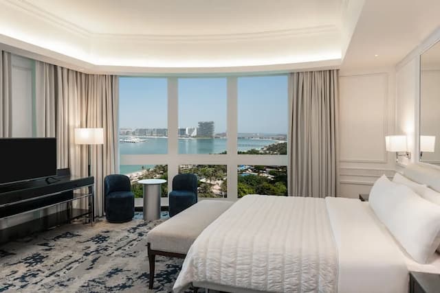 Le Méridien Mina Seyahi Beach Resort & Waterpark-家庭房, 3 间卧室, 海景 (Balcony)-4