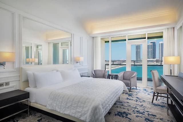 Le Méridien Mina Seyahi Beach Resort & Waterpark-家庭房, 3 间卧室, 海景 (Balcony)-2