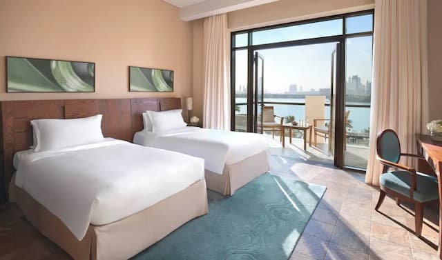 索菲特杜拜棕櫚渡假村暨溫泉酒店-奢華雙床房, 2 張單人床, 露台 (Palm View)-4