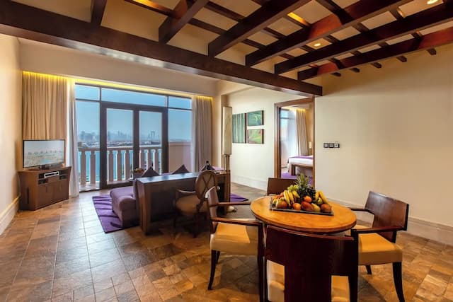 索菲特杜拜棕櫚渡假村暨溫泉酒店-休閒套房, 2 間臥室, 可使用俱樂部酒廊, 海景 (Opera)-2