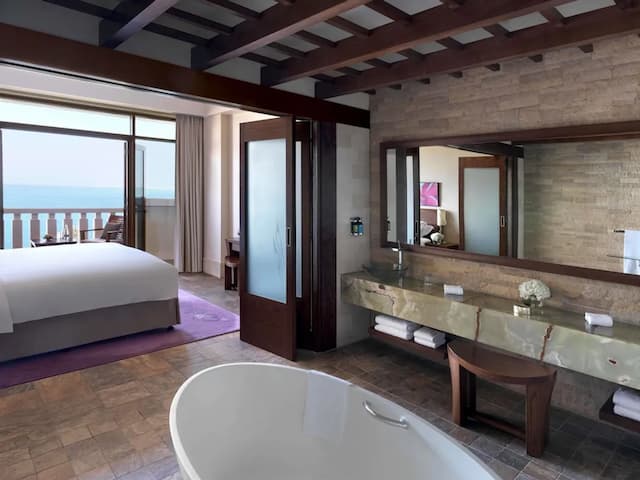 索菲特杜拜棕櫚渡假村暨溫泉酒店-休閒套房, 2 間臥室, 可使用俱樂部酒廊, 海景 (Opera)-10