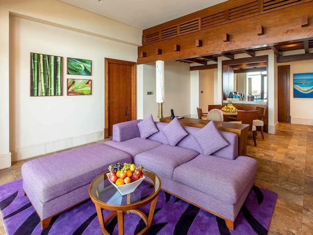 索菲特杜拜棕櫚渡假村暨溫泉酒店-休閒套房, 2 間臥室, 可使用俱樂部酒廊, 海景 (Opera)-8