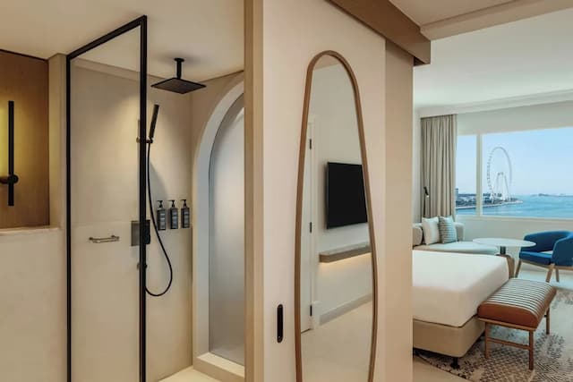 쉐라톤 주메이라 비치 리조트-클럽룸, 킹사이즈침대 1개, 바다 전망-11