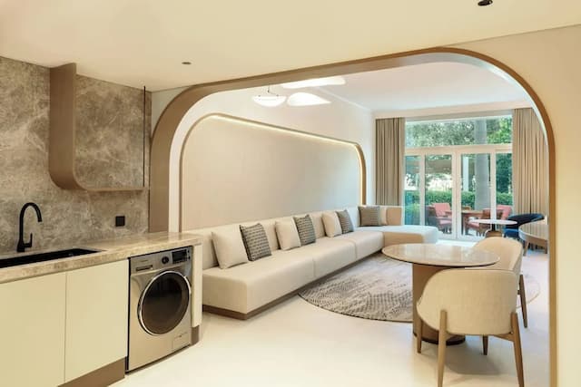 쉐라톤 주메이라 비치 리조트-클럽 스위트, 더블침대 1개, 금연, 정원 전망-6