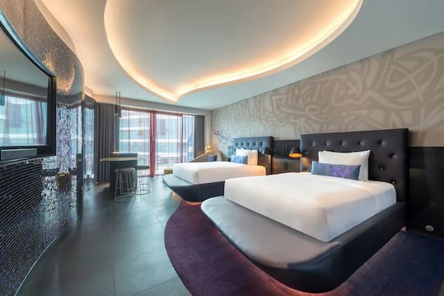 西杜拜 - 棕櫚酒店-Wonderful Room, 客房, 2 張標準雙人床, 非吸煙房, 花園景-2