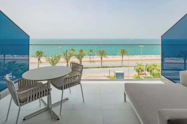 西杜拜 - 棕櫚酒店-Fabulous Room, 客房, 1 張特大雙人床, 露台, 海景-6