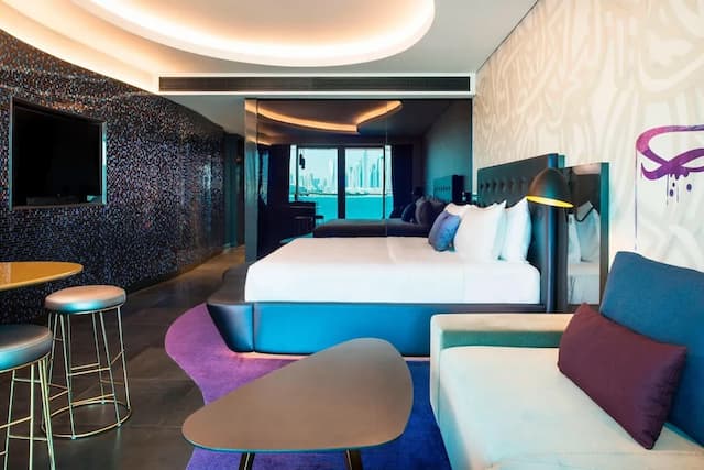 西杜拜 - 棕櫚酒店-Wonderful Room, 客房, 1 張特大雙人床, 非吸煙房, 花園景-3