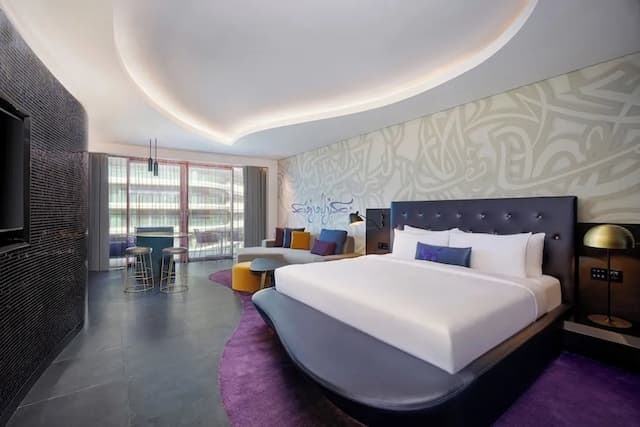 西杜拜 - 棕櫚酒店-Wonderful Room, 客房, 1 張特大雙人床, 非吸煙房, 花園景-1