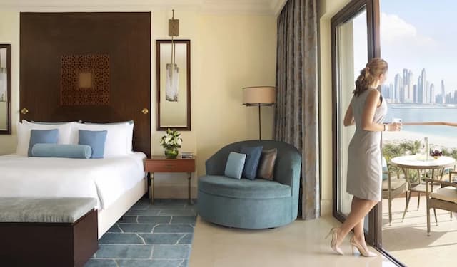 費爾蒙棕櫚飯店-特色套房, 1 張特大雙人床, 按摩浴缸, 海景-7