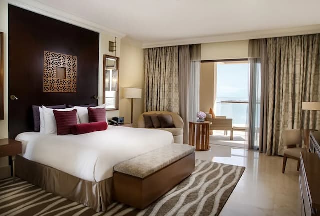 費爾蒙棕櫚飯店-豪華客房, 1 張特大雙人床, 海景-1