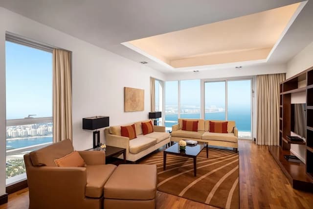 La Suite Dubai Hotel & Apartments-Premier Apartment Two Bedroom Sea View - Complimentary Transfer to Mall of the Emirates & Jumeirah B-11