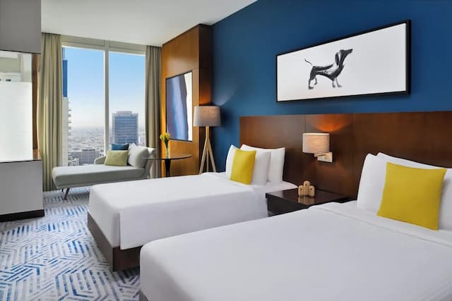 ヴォコ ドバイ by IHG-クラブ ルーム シングルベッド 2 台 シティビュー-1