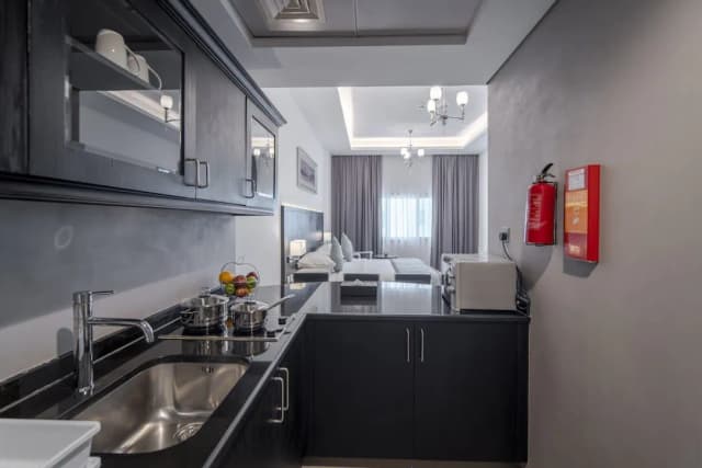 玫瑰花園酒店公寓-特級開放式客房-3